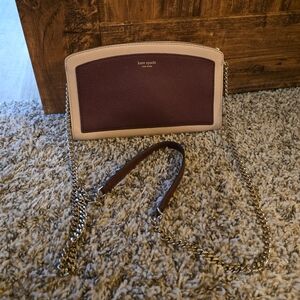 Kate Spade Pink And Burgundy Crossbody Bag